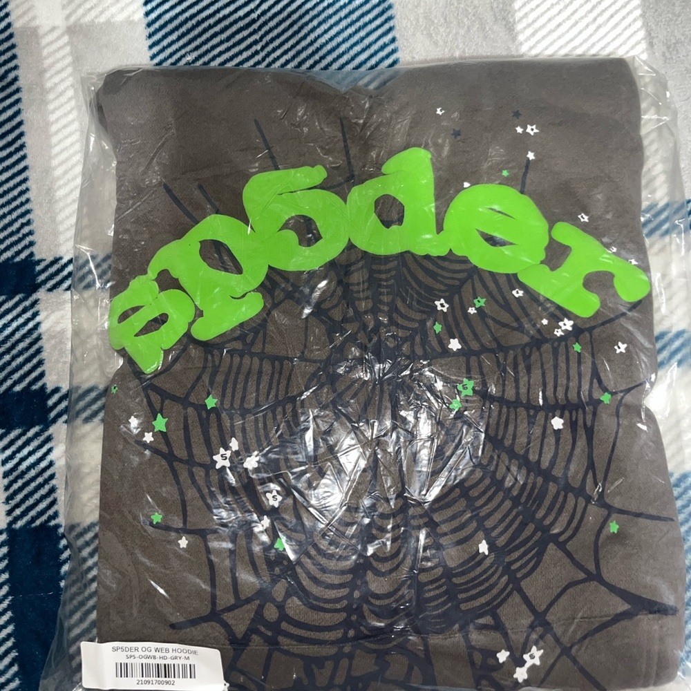 Spyder Men's Brown Jacket with Green Accents